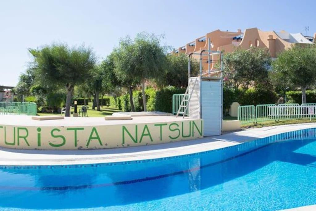 Estudio En Urbanizacion Naturista Con Piscina Junto Al Mar مْبيرا المظهر الخارجي الصورة